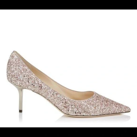 ジミーチュウ　グリッターパンプス　LOVE100 ROSEWOOD MIX ジミーチュウ グリッターパンプス LOVE100 ROSEWOOD MIX ジミーチュウ